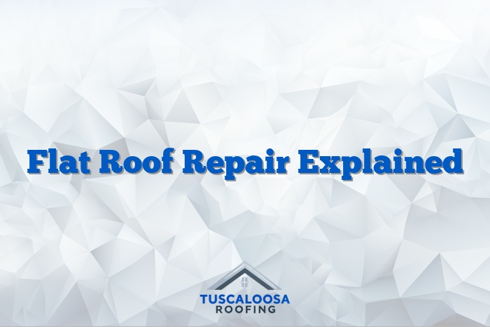 Flat Roof Repair Explained