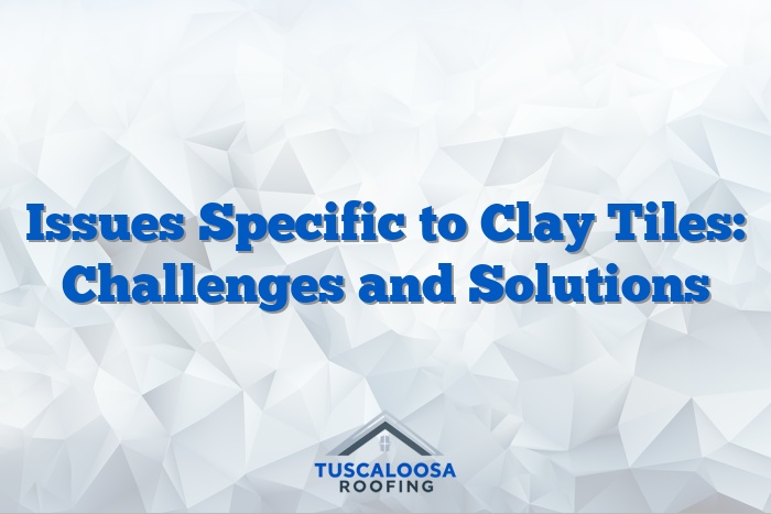 Issues Specific to Clay Tiles: Challenges and Solutions