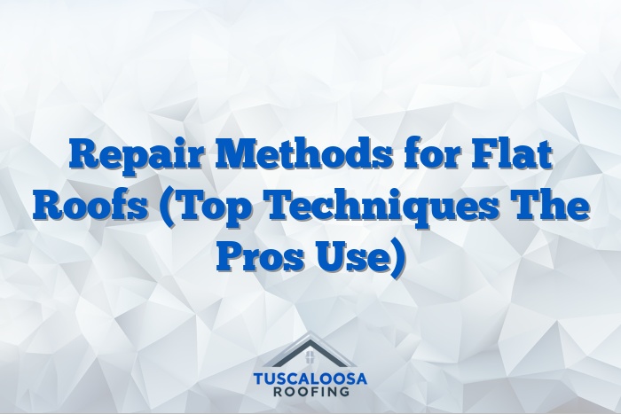 Repair Methods for Flat Roofs (Top Techniques The Pros Use)