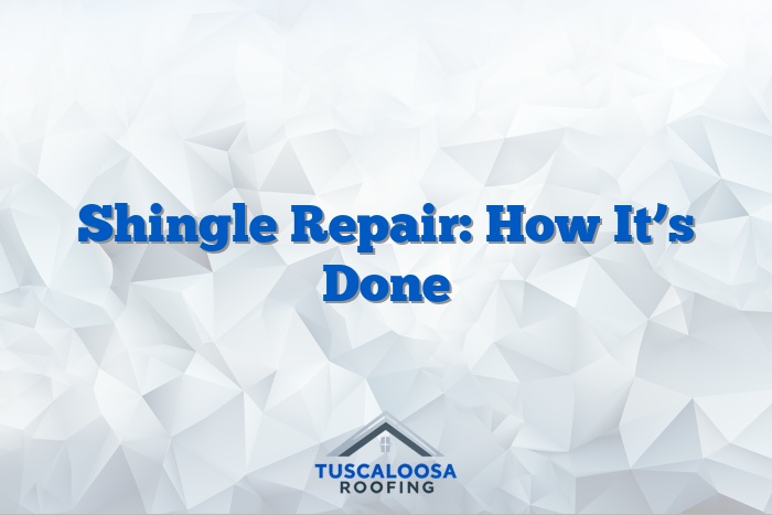 Shingle Repair: How It’s Done