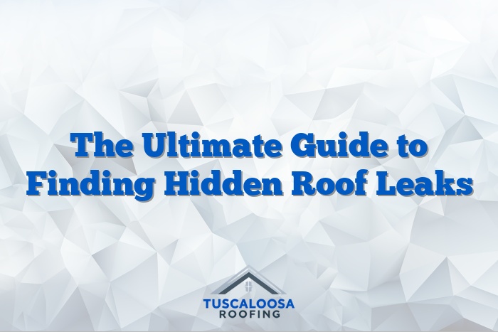 The Ultimate Guide to Finding Hidden Roof Leaks